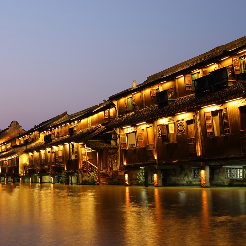 乌镇西栅景区内民宿酒店1晚住宿套餐尊享门票买一送一含双人门票双早