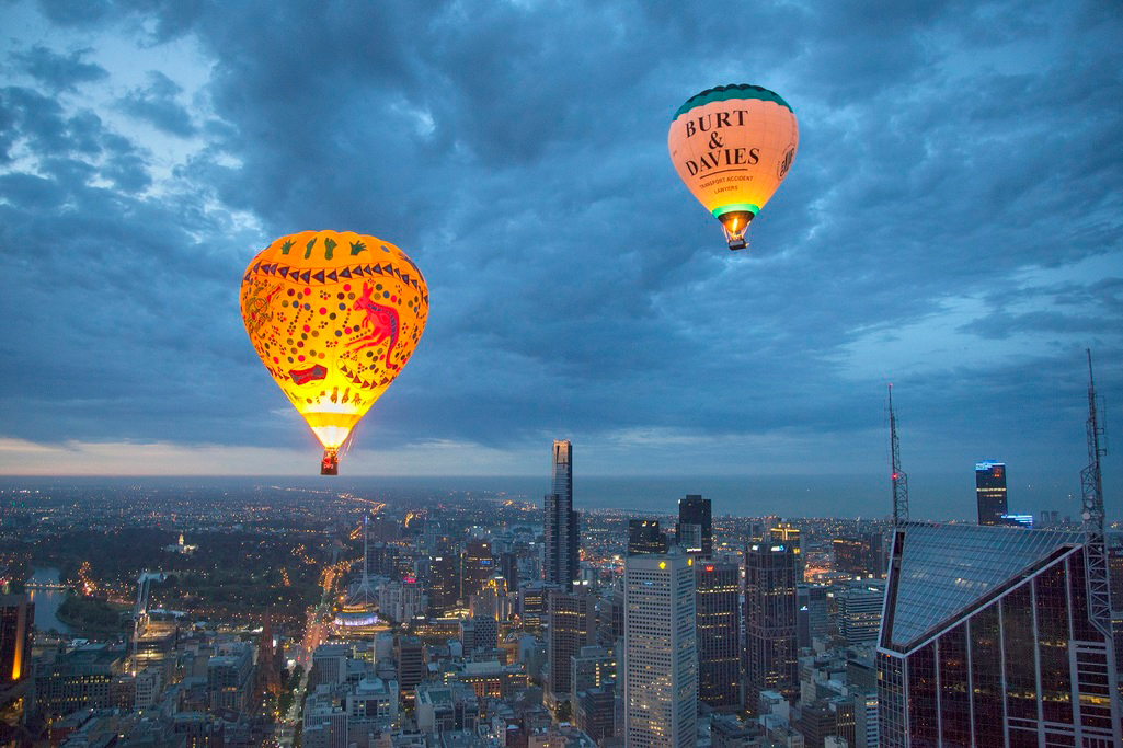 澳大利亚 melbourne市区热气球60分钟观日出(城市景观光 豪华型酒店