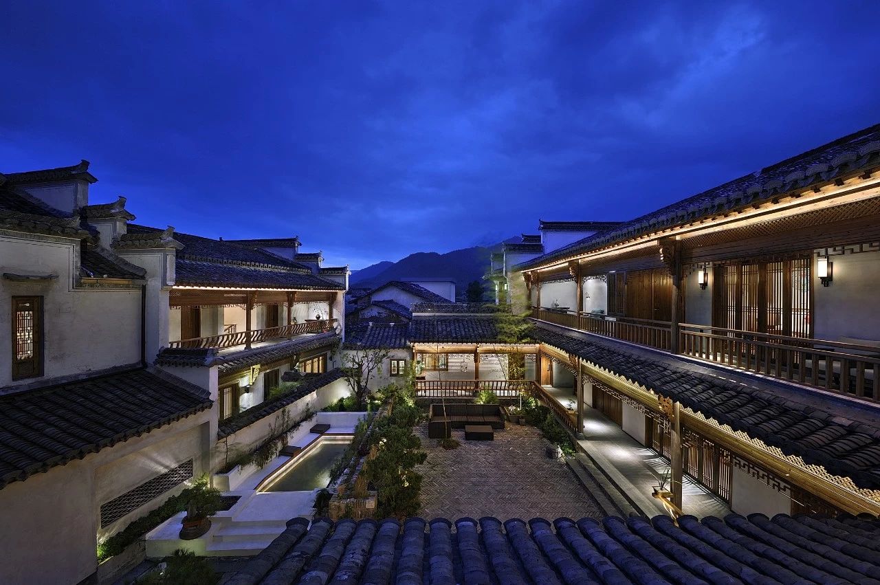 黄山黟县徽派老宅高端精品轻奢民宿拾庭画驿包含一晚住宿健康早餐汉服