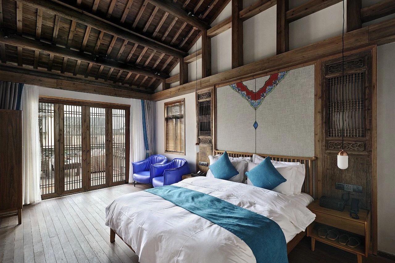 黄山黟县徽派老宅高端精品轻奢民宿拾庭画驿包含一晚住宿健康早餐汉服