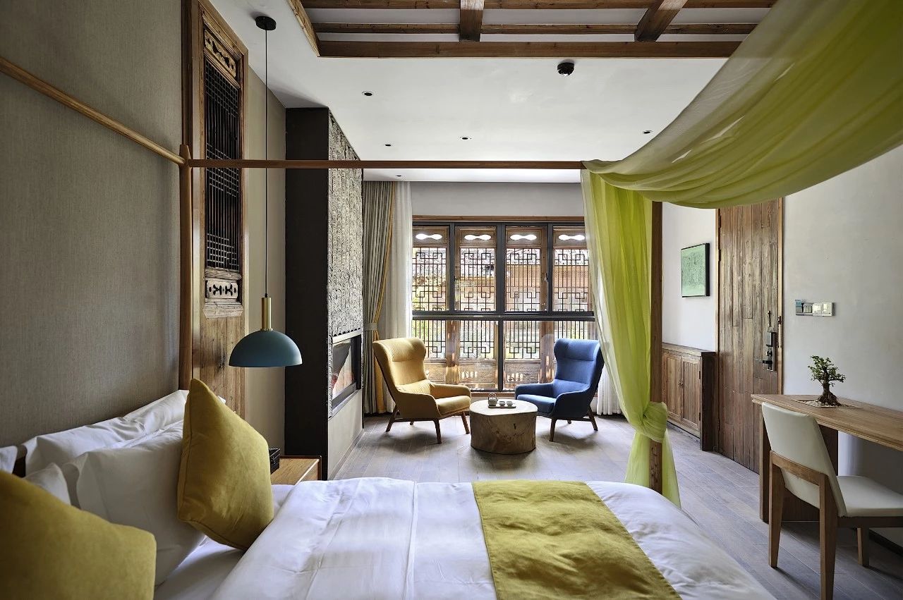 黄山黟县徽派老宅高端精品轻奢民宿拾庭画驿包含一晚住宿健康早餐汉服