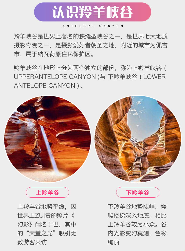 可订2020年美国佩吉羚羊峡谷上羚羊谷门票快速确认高确认率余票充足