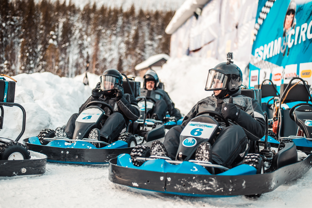 芬兰旅游列维卡丁车体验无须驾照轻松易学/教练指导/酒店接送