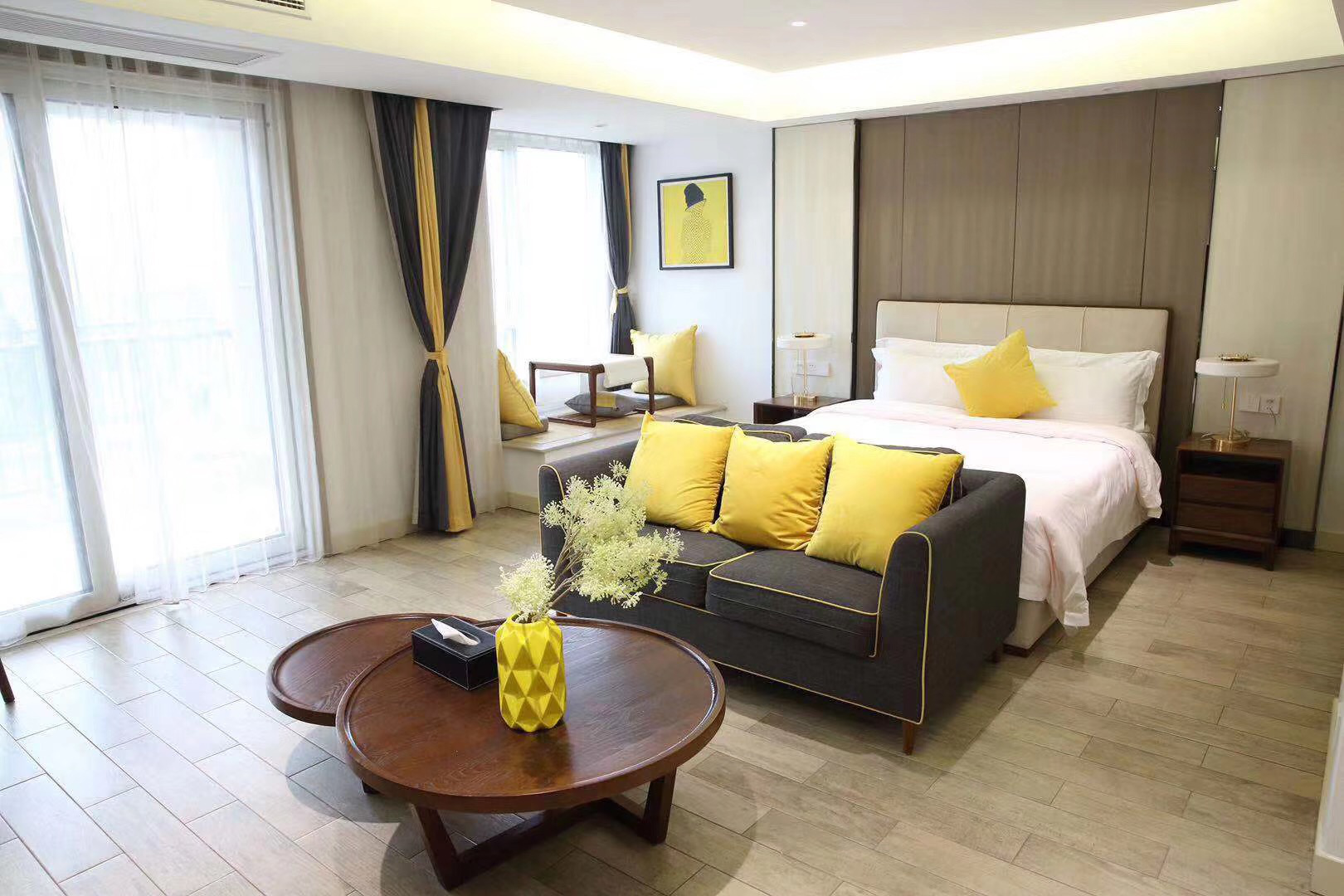 安吉斯维登度假公寓标间大床1间1晚