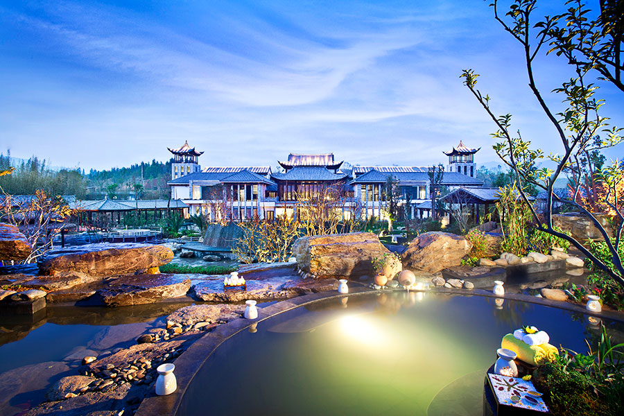 云南腾冲悦椿温泉度假村温泉门票可选spa体验自助餐