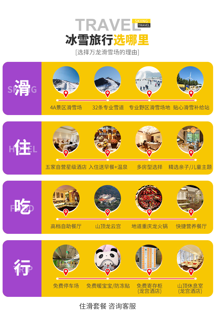 河北张家口崇礼万龙滑雪门票万龙滑雪场