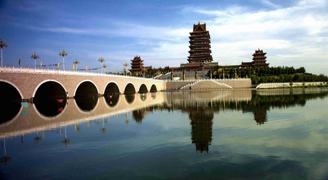 宁夏旅游银川周边青铜峡黄河大峡谷108塔中华黄河楼一日游纯玩无购物