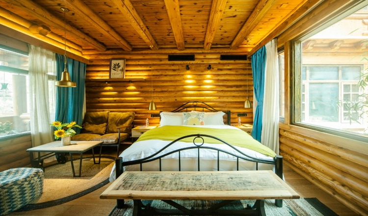 济南九如山不二木居红颜容木桶猫窝民宿2天1晚双人自助早餐畅游九如山