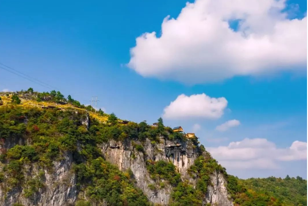 怀化黄岩白马生态旅游度假区一日门票千亩花海网红门楼观佛台五指山
