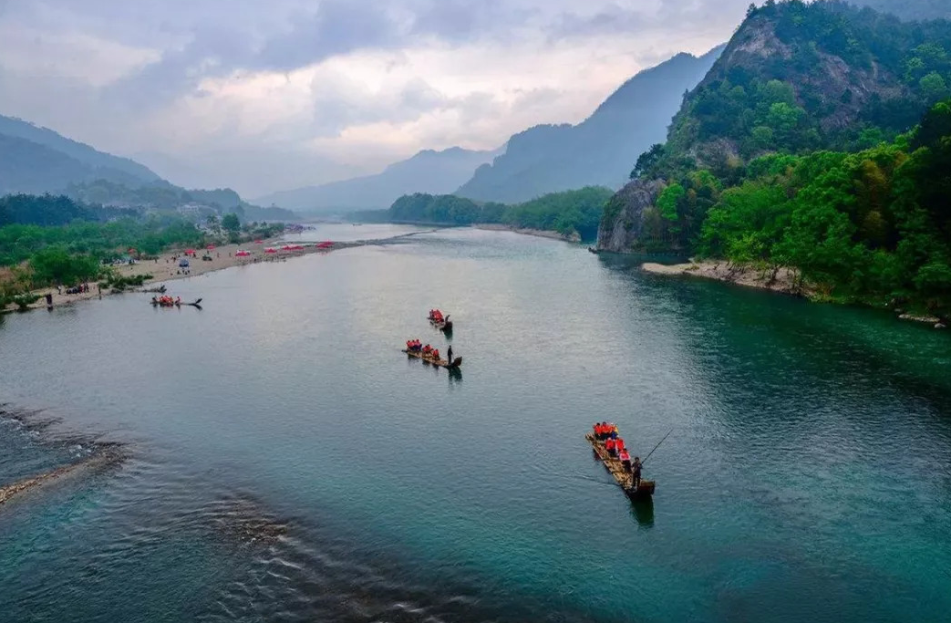 温州雁荡楠溪江3日游四大名屿江心屿地质公园雁荡山田园山水楠溪江