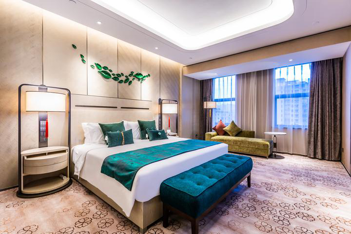 安吉吉兮远洲轩廷酒店标间大床一晚含双早