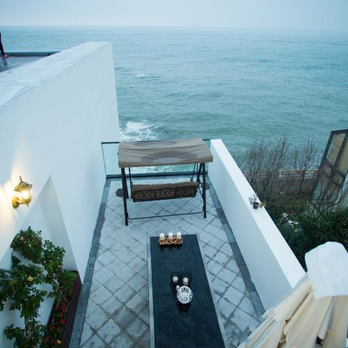 网红海景民宿青岛那由他智能海景民宿13晚近五四广场超级视角体验立减