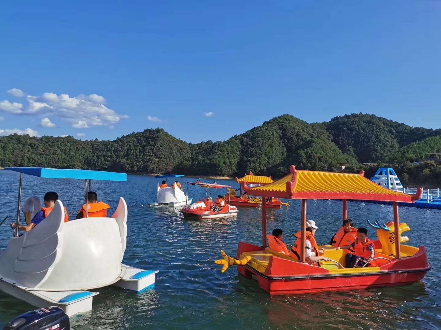 千岛湖龙晨拓展水搏乐园门票电子票可订赛道卡丁车燃擎卡丁车欢乐水