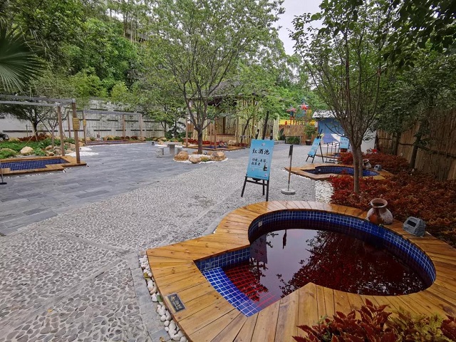 佛冈鹤鸣洲樱花温泉度假村1晚早餐可选美食晚餐独立泡池无限次公共