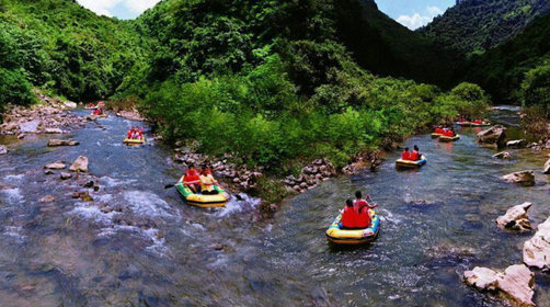 暑期狂欢广州从化碧水峡漂流门票预订休闲漂勇猛漂激情漂三种类型可选