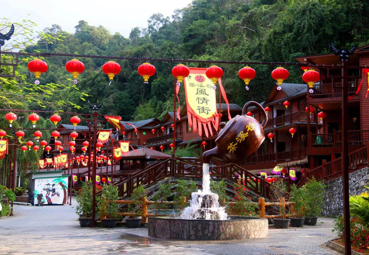 海南保亭茶溪谷电子门票扫码验证入园