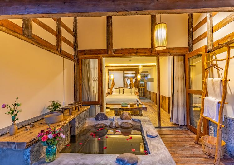 四川避暑胜地蜀南竹海竹安隐所民宿1晚旅游套餐可选蜀南竹海兴文石海