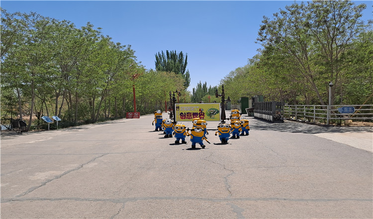 内蒙古/巴彦淖尔市磴口县黄河三盛公水利风景区一日自驾游( 景区门口