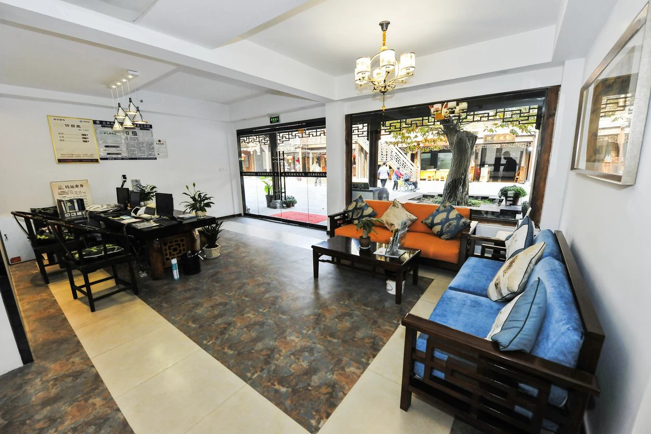 台儿庄古城内酒店兰花客栈1晚住宿台儿庄古城门票早餐多种套餐任选