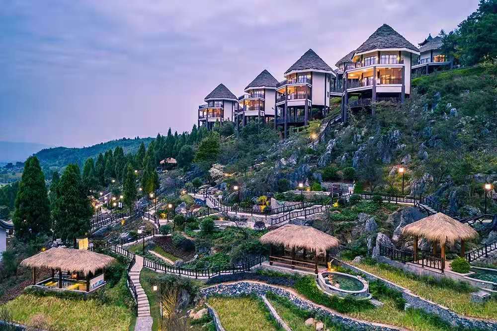 桂林全州大碧头阡陌居度假酒店2天1晚含早餐住宿套餐云田温泉门票大地