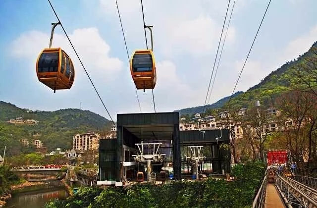 重庆巴南南泉公园索道票滑道票南温泉索道票往返上行滑道下行门票