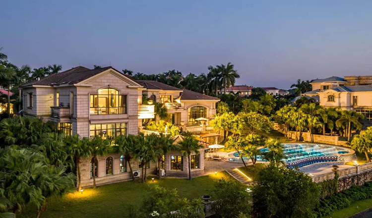 广州花都碧桂园棕榈假日半岛度假别墅2天1夜泳池ktv厨房求婚场地近