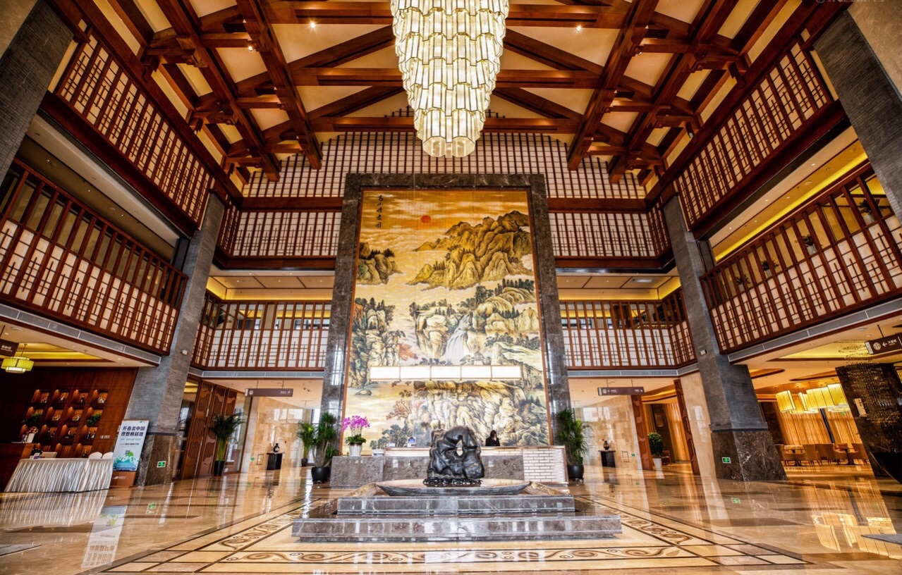 齐河阿尔卡迪亚温泉酒店1晚双人自助早餐双人禹泉温泉票园景大双床可