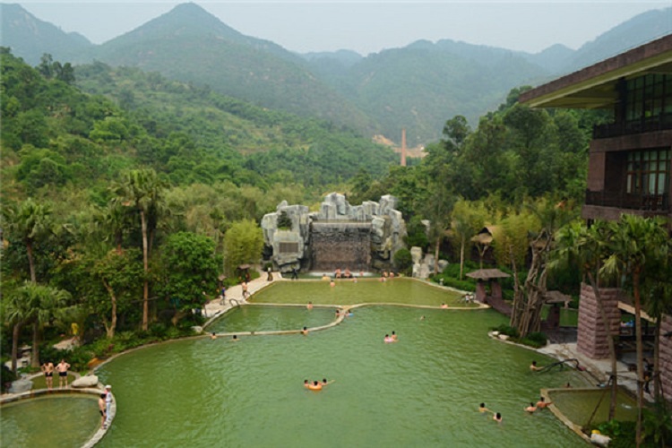 重庆天赐华汤森林温泉门票温泉票道家养生休闲理念较高水平的设施