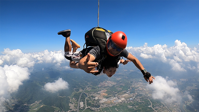 广东惠州跳伞广东广州深圳周边跳伞4000米自由落体uspa认证基地