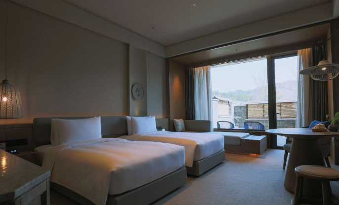 曲阜尼山书院姐妹酒店尼山宾舍1晚住宿套餐尼山圣境门票早餐多种套餐