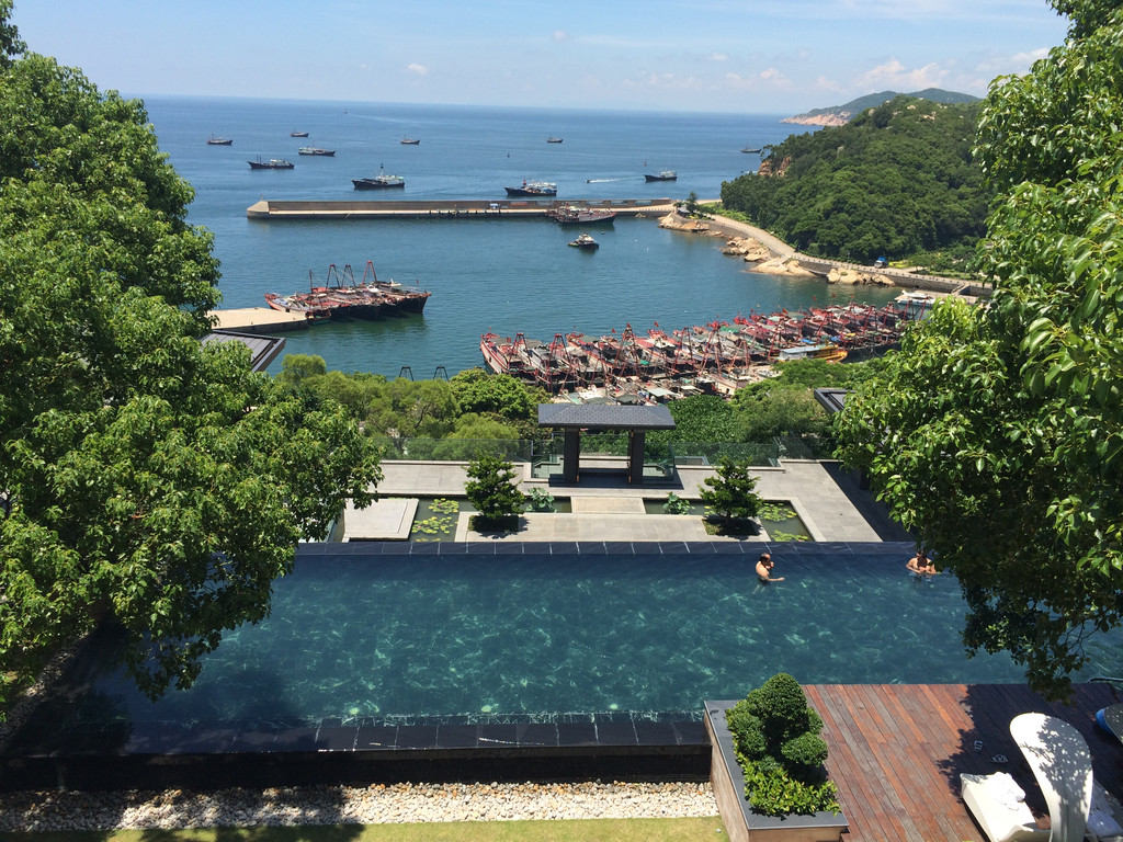 珠海海岛游珠海万山岛静云山庄2天1晚套票含双人往返船票无边际海景