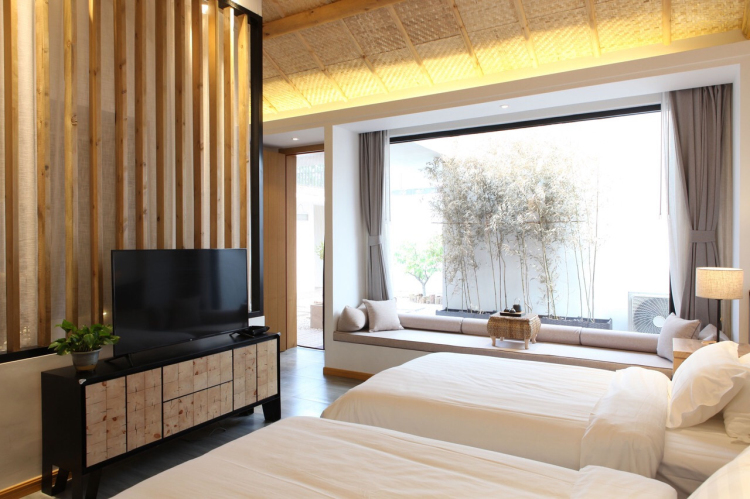 院落户外泳池享受清凉休闲农场采摘垂钓周边景区玉渡山龙庆峡世园公园