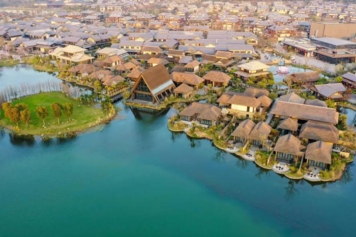 无锡丽呈温特莱酒店2天1晚套餐住森系客房双人自助早餐送2张拈花湾