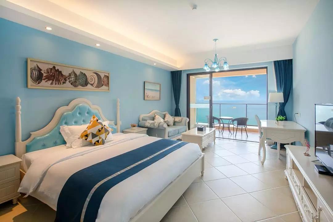 惠州惠东双月湾虹海湾斯维登度假公寓2天1晚住宿双月湾沙滩大星山观景