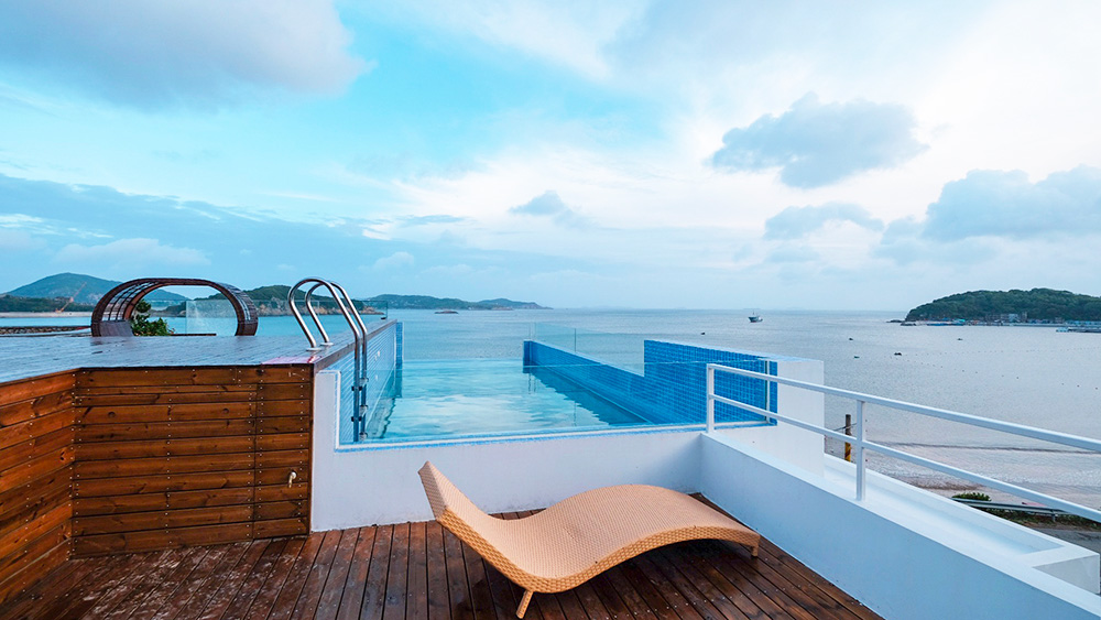 舟山岱山衢山岛元舍素海民宿一晚住宿风车王国绿野仙踪百亩盐田双龙