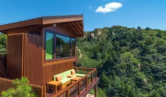 北京云峰山童话树屋1晚住宿双人早餐网红亲子民宿滑梯房童话主题房