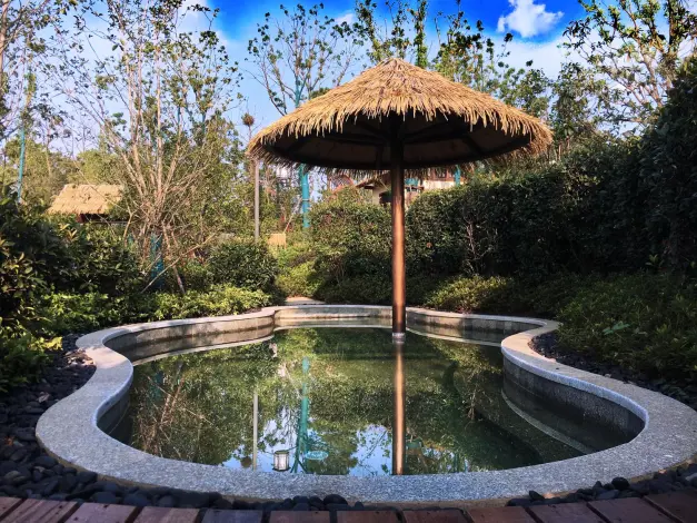 句容茅山道温泉度假村2天1晚1间双人自助早餐双人茅山道温泉门票