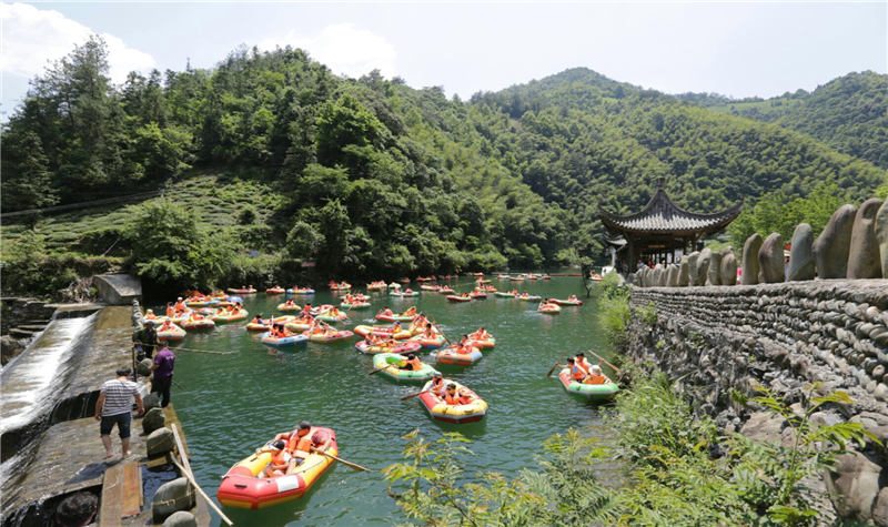 黄山枧潭漂流门票含观光车