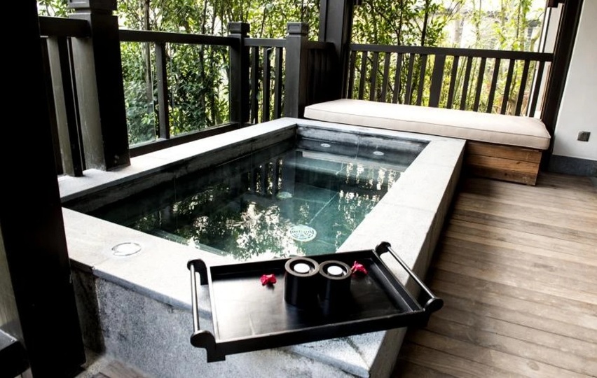 超值特惠住重庆北碚悦榕庄2天1晚缙云山下的天然温泉酒店含酒店温泉含