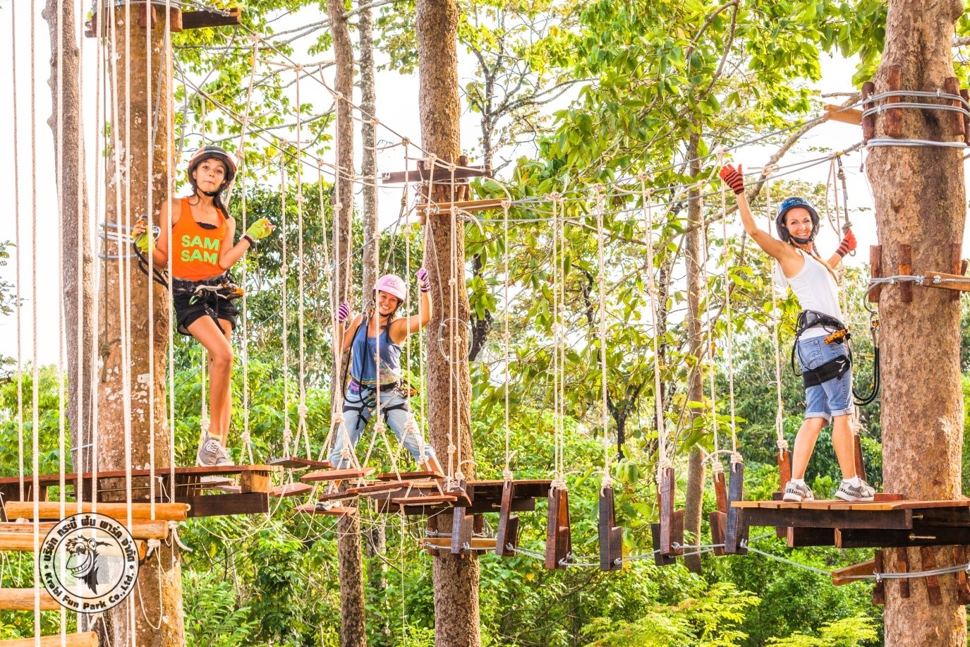 甲米krabi fun park甲米冒险乐园丛林飞跃