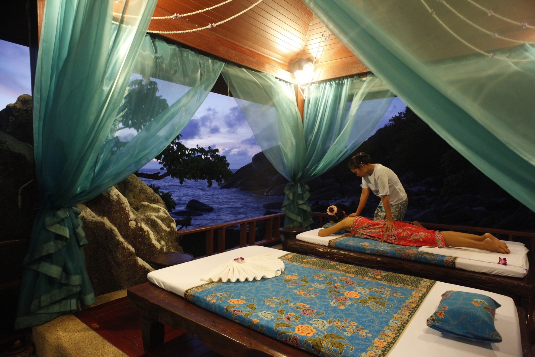 苏梅岛悬崖silaromspa套餐悬崖海景回归自然的体验海天合一的悸动2人