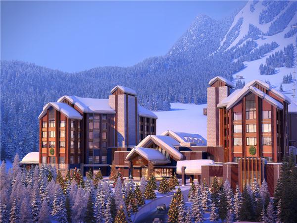 吉林万科松花湖度假区王子酒店2天1晚住宿 早餐 全天滑雪 索道票 马蜂窝