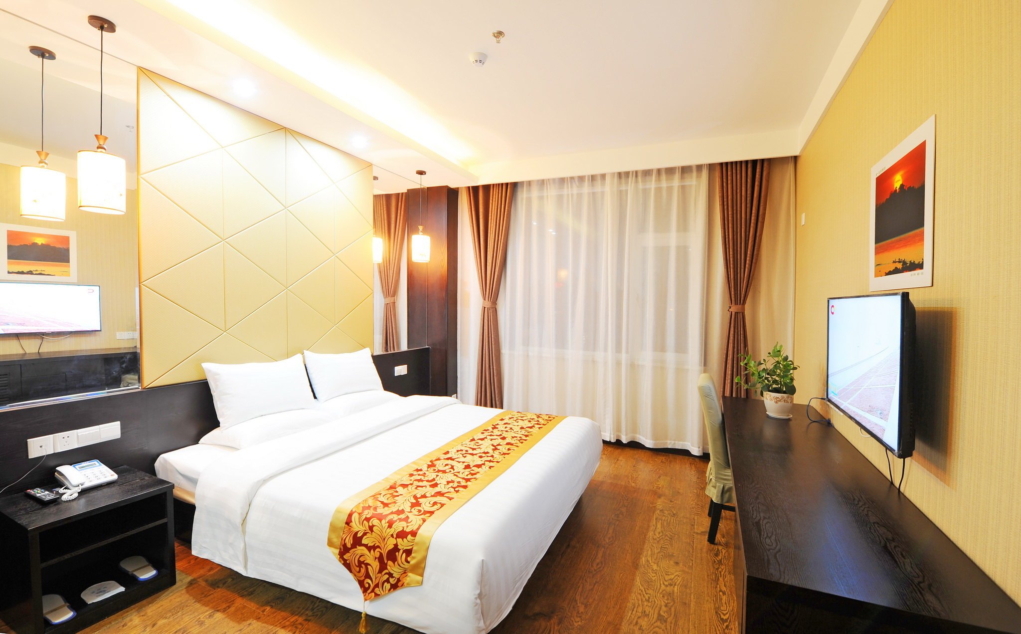 蓬莱美一天精品酒店住宿一晚双人早餐当天可订