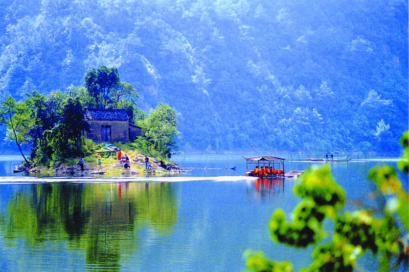 富阳富春桃源门票含九霄碧云洞森林乐园大闯关岩岭湖竹筏