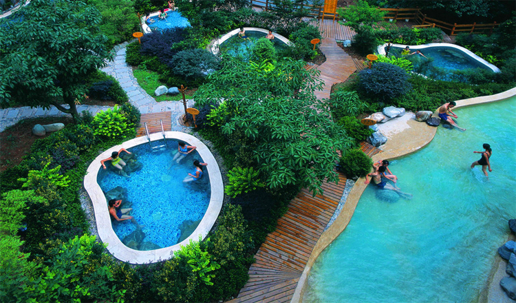 峨眉山红珠山森林温泉票单人票情侣票家庭票