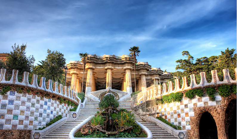 巴塞罗那古埃尔公园免排队门票免打印扫码入园