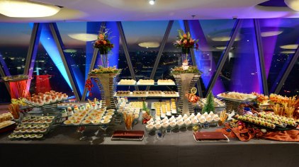 广州美食推荐广州塔105层卢特斯法国旋转餐厅下午茶精美套餐门票