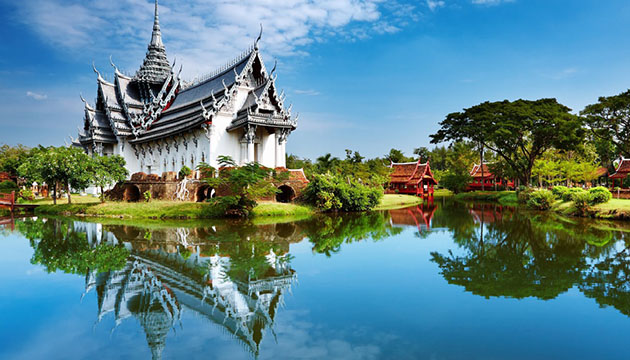 曼谷北榄府古城门票(含园内自行车/电车)