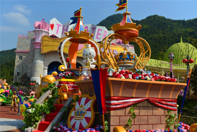 安吉杭州hellokitty乐园粉色童话主题乐园凯蒂猫家园门票成人儿童
