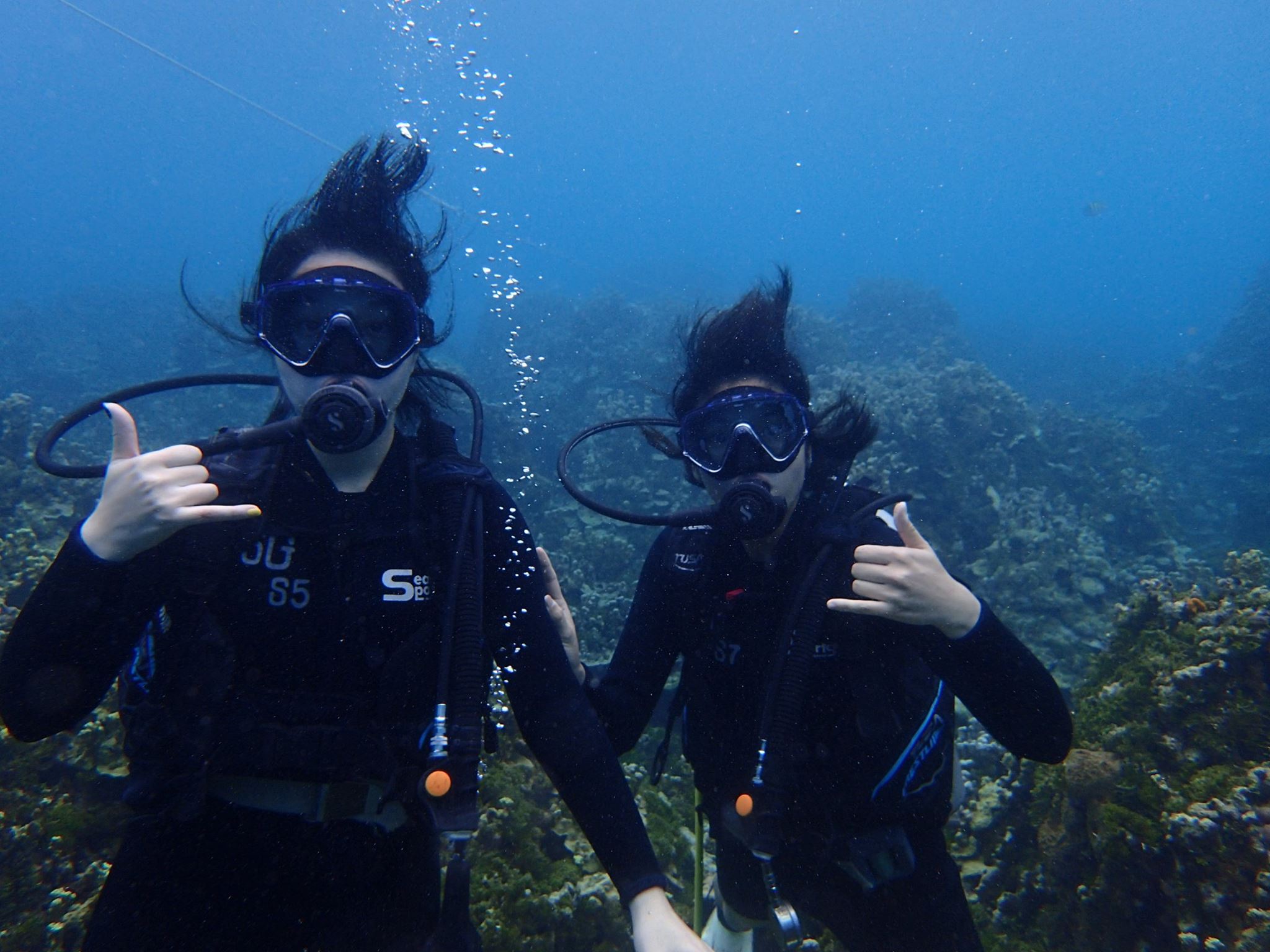 关岛水肺潜水owaow培训考证